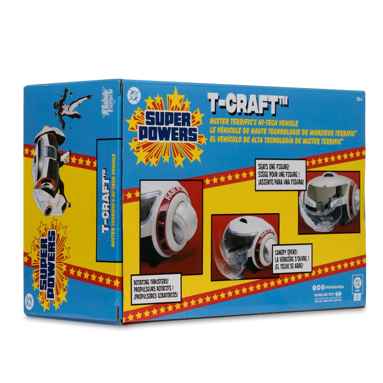 Image produit Superman (2025) Figurine DC Direct Super Powers avec véhicule Mr Terrific & T-Craft