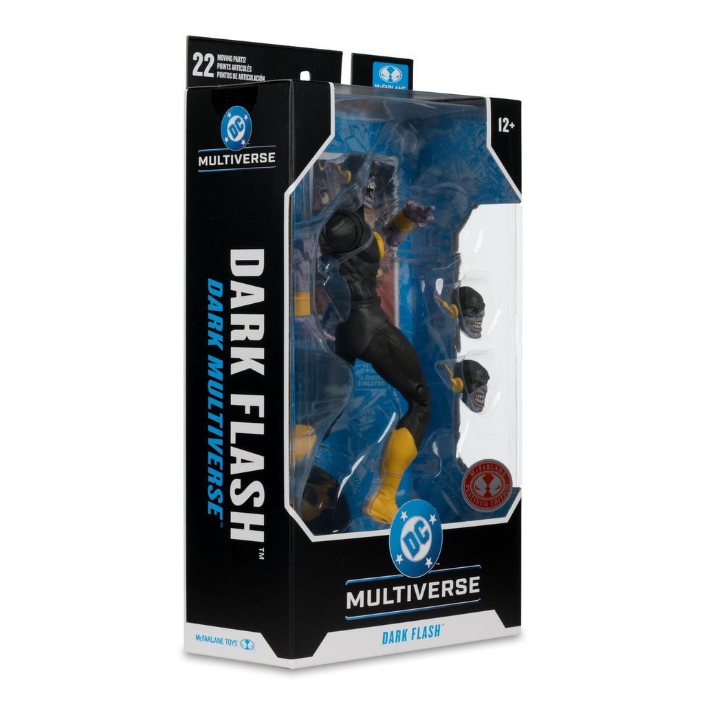 Image produit DC Comics DC Multiverse figurine articulée Dark Flash (Dark Multiverse) (Red Platinum Edition) 18 cm