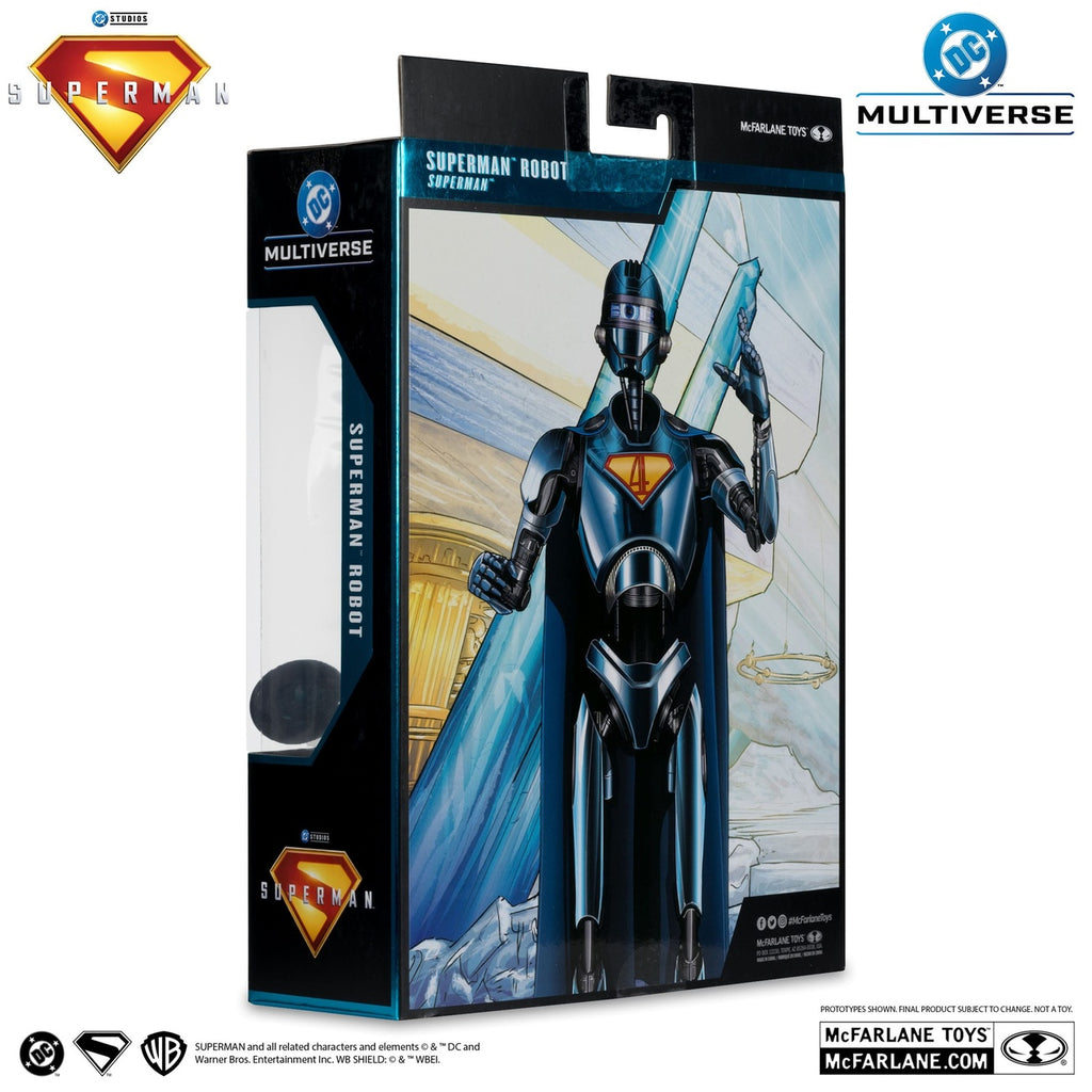 Image produit Superman (2025) DC Multiverse figurine de luxe Superman Robot (Red Platinum Edition) 18 cm