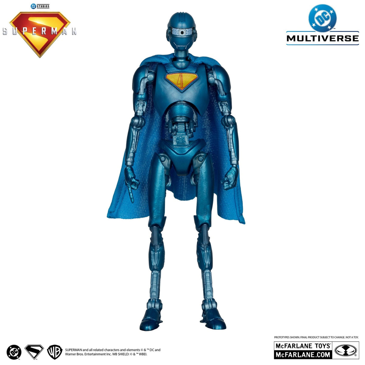 Image produit Superman (2025) DC Multiverse figurine de luxe Superman Robot (Red Platinum Edition) 18 cm