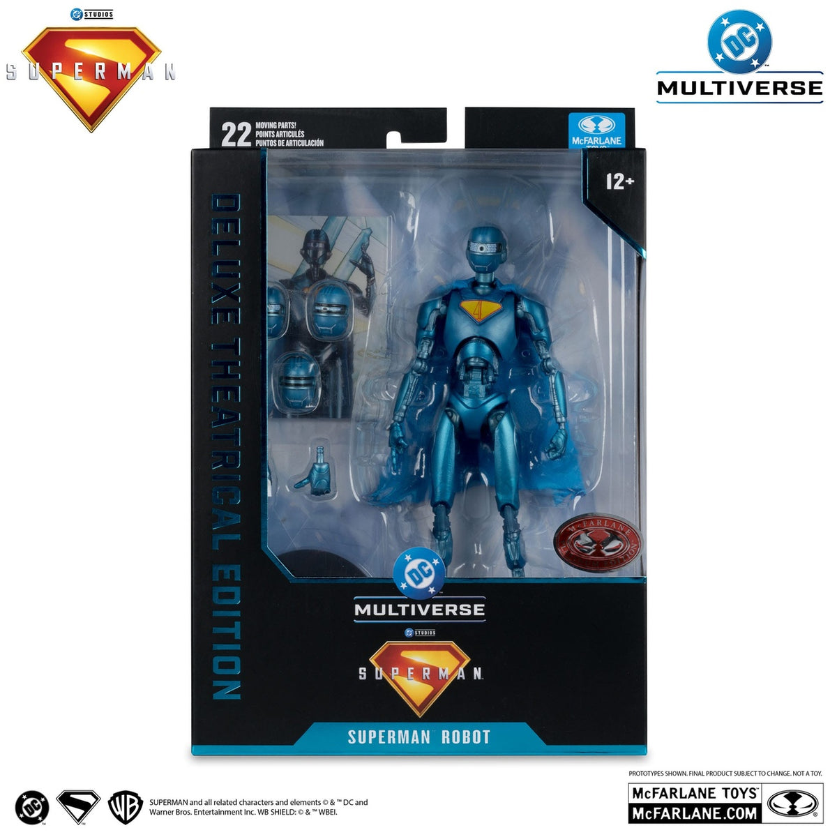 Image produit Superman (2025) DC Multiverse figurine de luxe Superman Robot (Red Platinum Edition) 18 cm