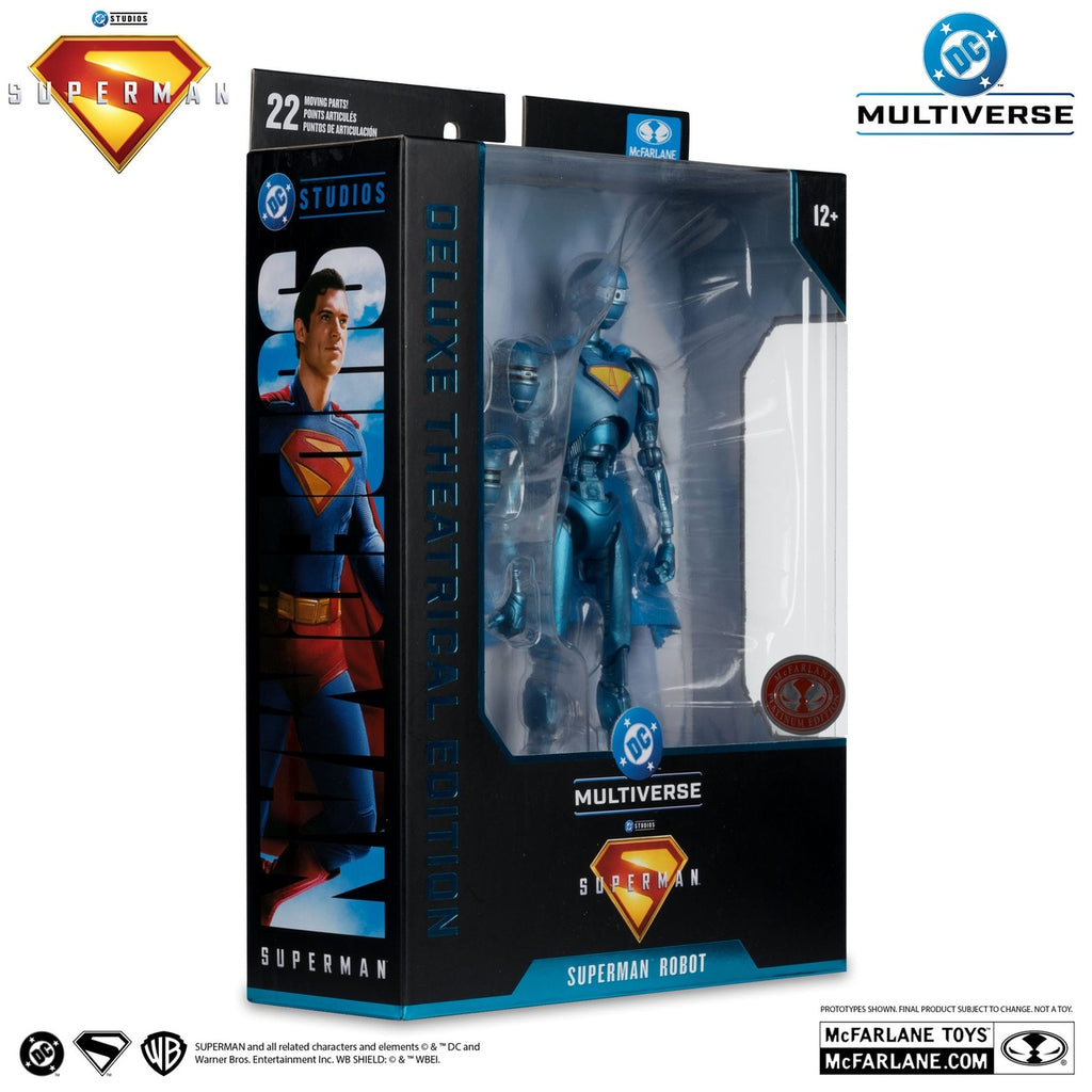 Image produit Superman (2025) DC Multiverse figurine de luxe Superman Robot (Red Platinum Edition) 18 cm