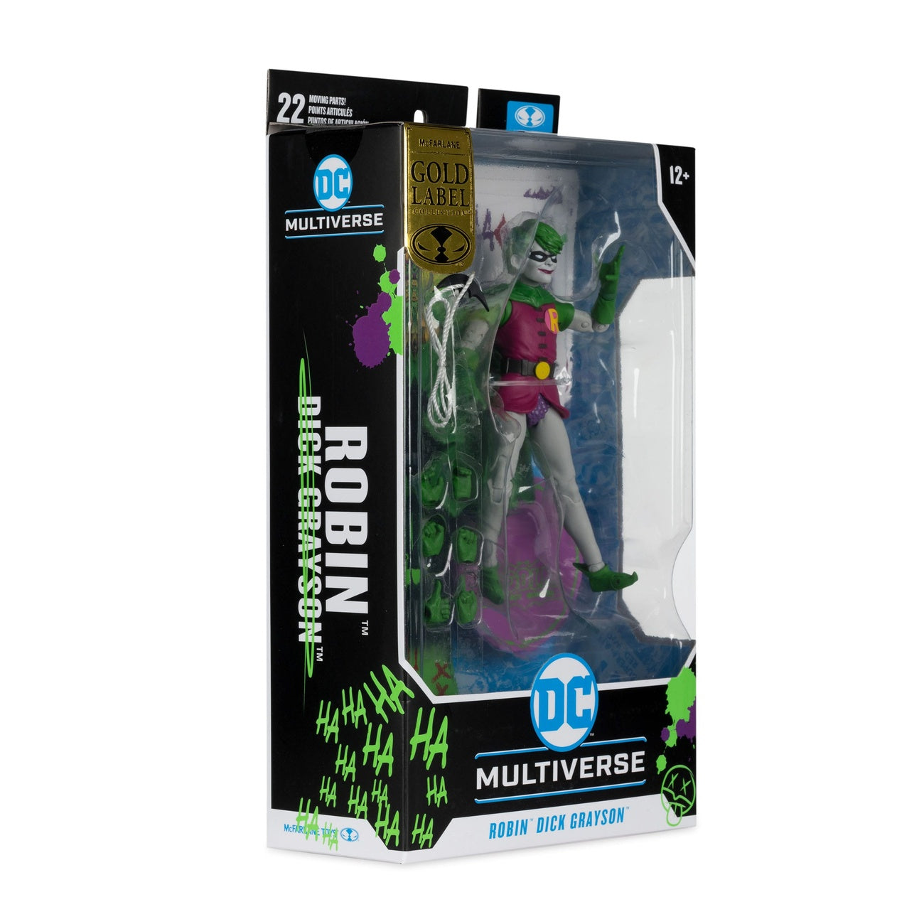 Image produit DC Rebirth DC Multiverse figurine articulée Robin (Dick Grayson) (Jokerized) (Gold Label) 18 cm