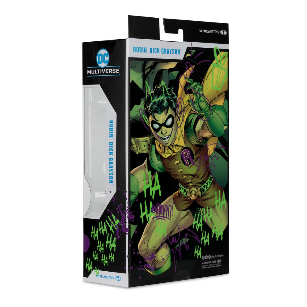 Image produit DC Rebirth DC Multiverse figurine articulée Robin (Dick Grayson) (Jokerized) (Gold Label) 18 cm