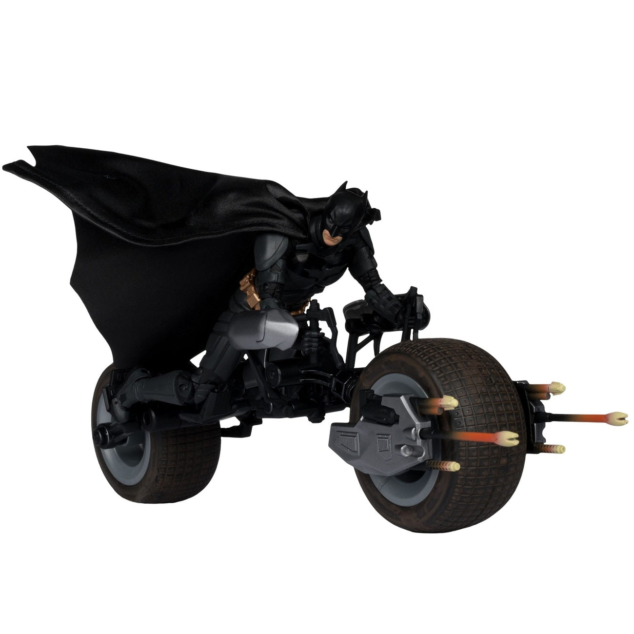 Image produit The Dark Knight DC Multiverse figurine articulée avec véhicule Batman & The Batpod 18 cm