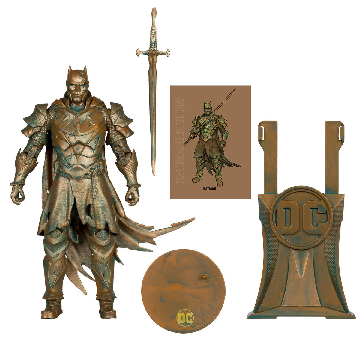 Image produit Figurine articulée DC Multiverse Batman (Dark Knights of Steel) (Gold Label) 18 cm