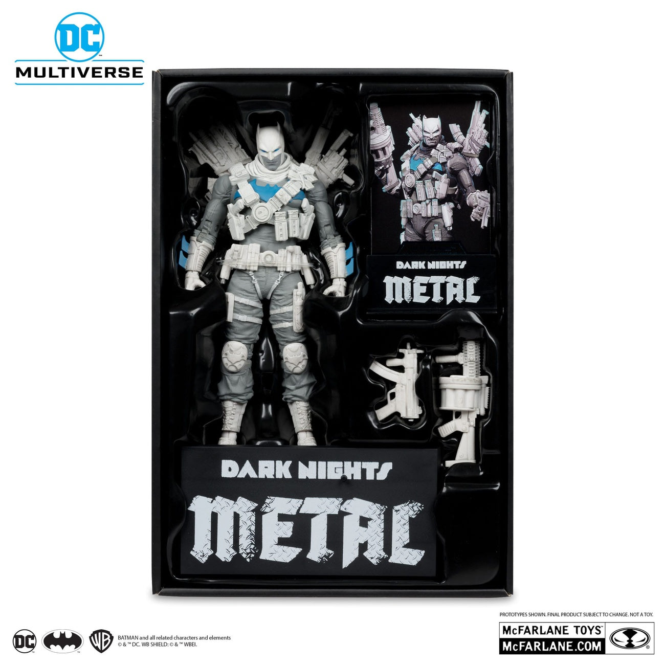 Product image DC Multiverse Action Figure The Grim Knight (Dark Nights: Metal) (Black & White Accent Edition) (Gold Label) 18 cm