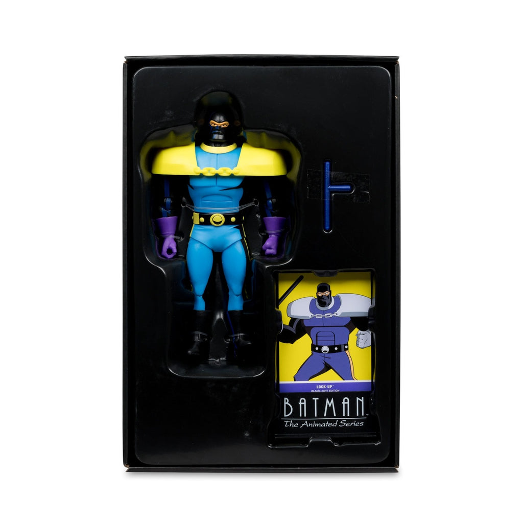 Image produit Batman : La Série Animée figurine articulée DC Direct Build-A Wave 5 Lock-Up Black Light Edition (Gold Label) 15 cm