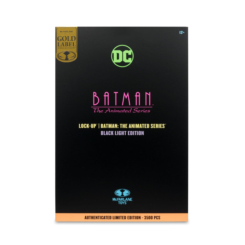 Image produit Batman : La Série Animée figurine articulée DC Direct Build-A Wave 5 Lock-Up Black Light Edition (Gold Label) 15 cm