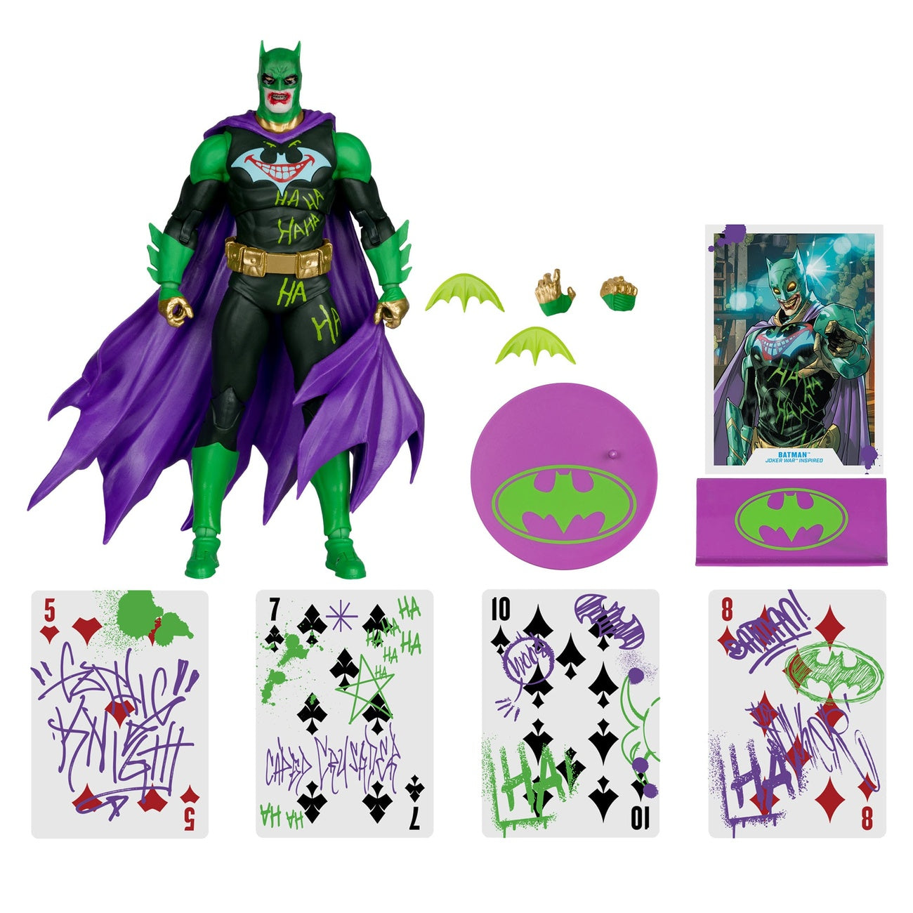 Image produit Figurine DC Multiverse Batman (Joker War) (Jokerized) (Gold Label) 18 cm