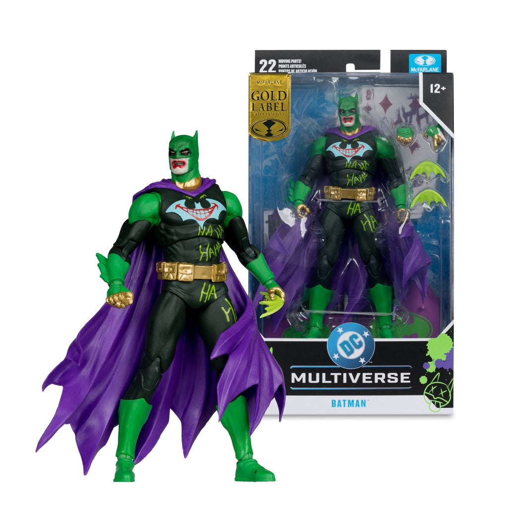 Image produit Figurine DC Multiverse Batman (Joker War) (Jokerized) (Gold Label) 18 cm