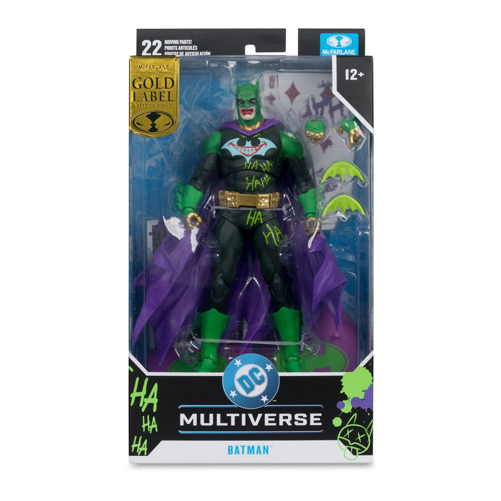 Image produit Figurine DC Multiverse Batman (Joker War) (Jokerized) (Gold Label) 18 cm