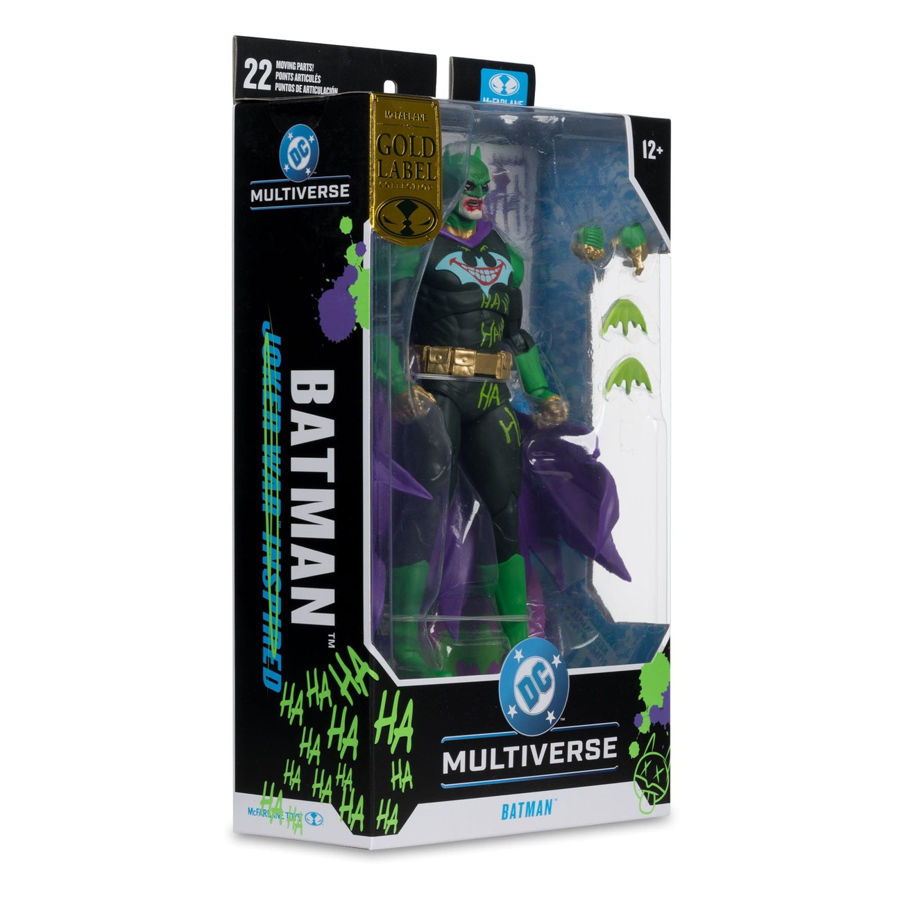 Image produit Figurine DC Multiverse Batman (Joker War) (Jokerized) (Gold Label) 18 cm
