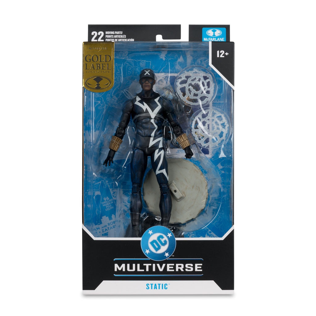 Image produit DC Multiverse figurine articulée Static Shock (Trial by Fire) (Gold Label) 18 cm