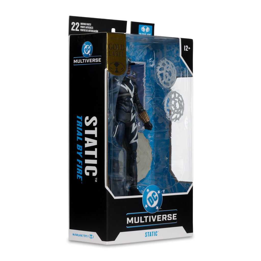 Image produit DC Multiverse figurine articulée Static Shock (Trial by Fire) (Gold Label) 18 cm