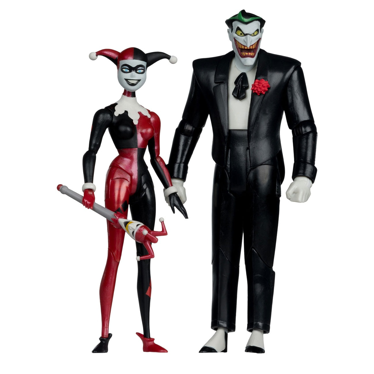 Image produit Batman : La Série Animée Figurines DC Direct Harley Quinn & Le Joker (Mad Love) (Gold Label) 18 cm