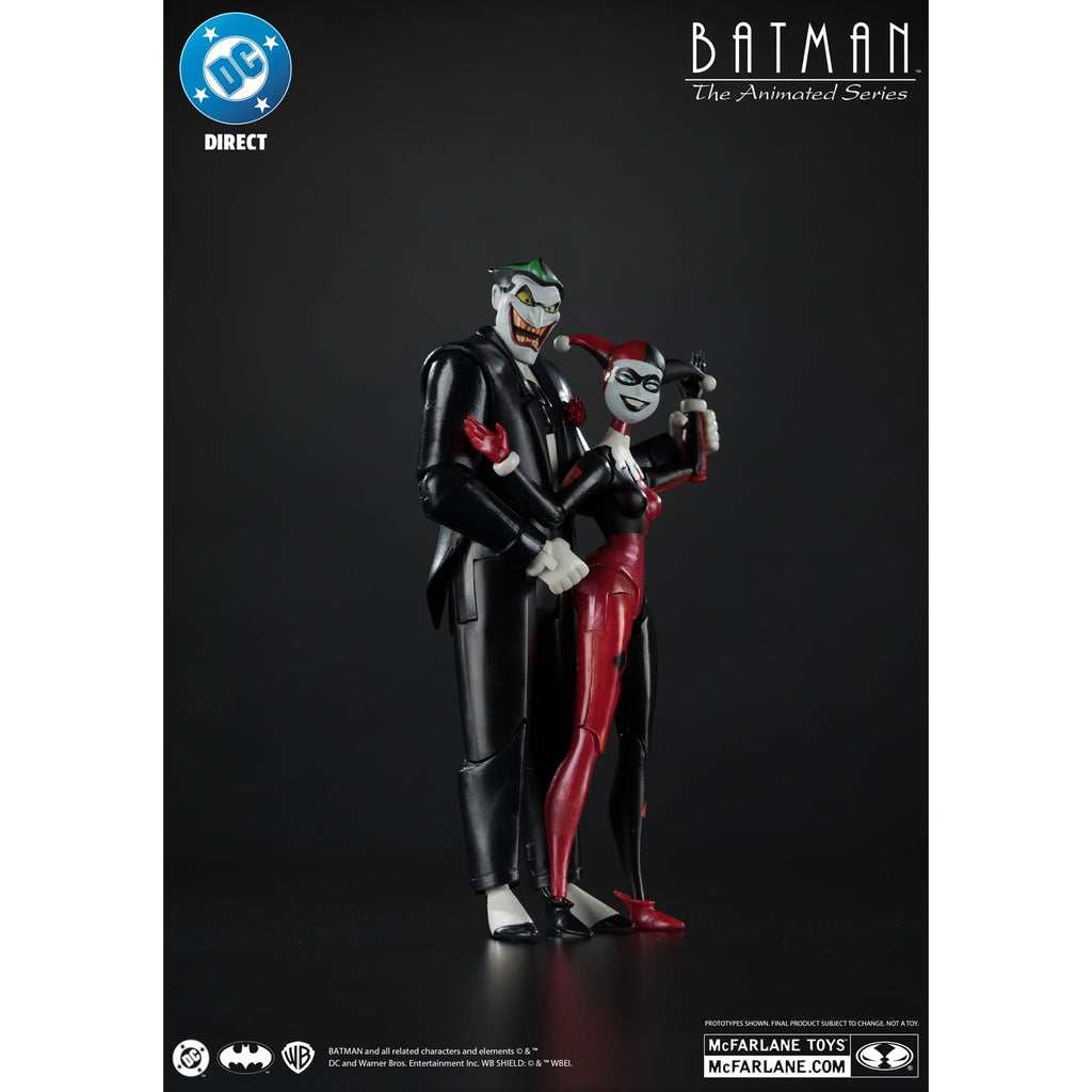 Image produit Batman : La Série Animée Figurines DC Direct Harley Quinn & Le Joker (Mad Love) (Gold Label) 18 cm