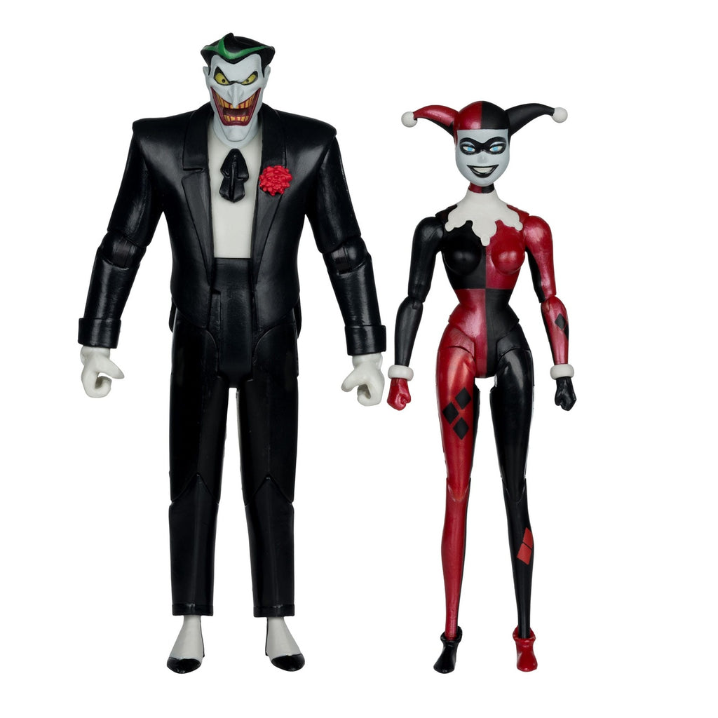 Image produit Batman : La Série Animée Figurines DC Direct Harley Quinn & Le Joker (Mad Love) (Gold Label) 18 cm