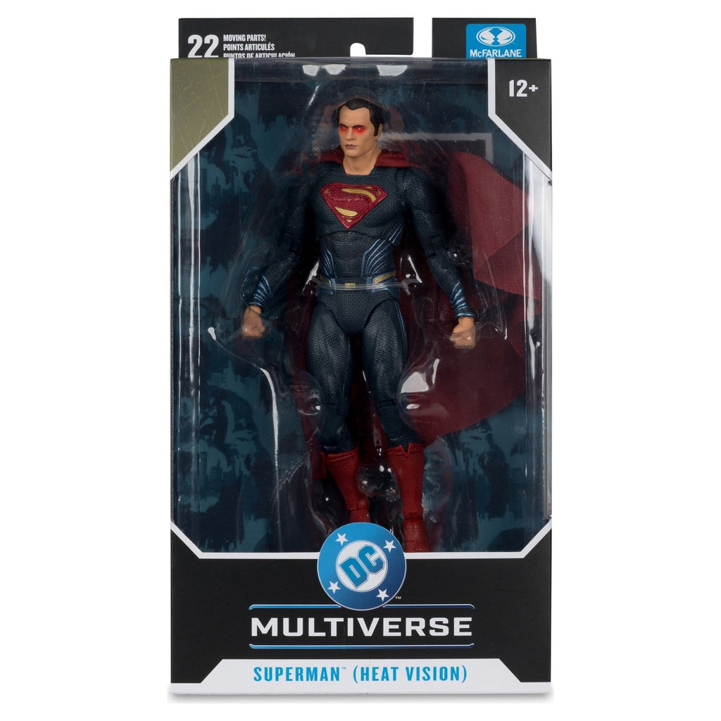 Image produit Batman v Superman : L’Aube de la Justice (2016) Édition Cinéma DC Figurine d’action Superman (Heat Vision) 19 cm