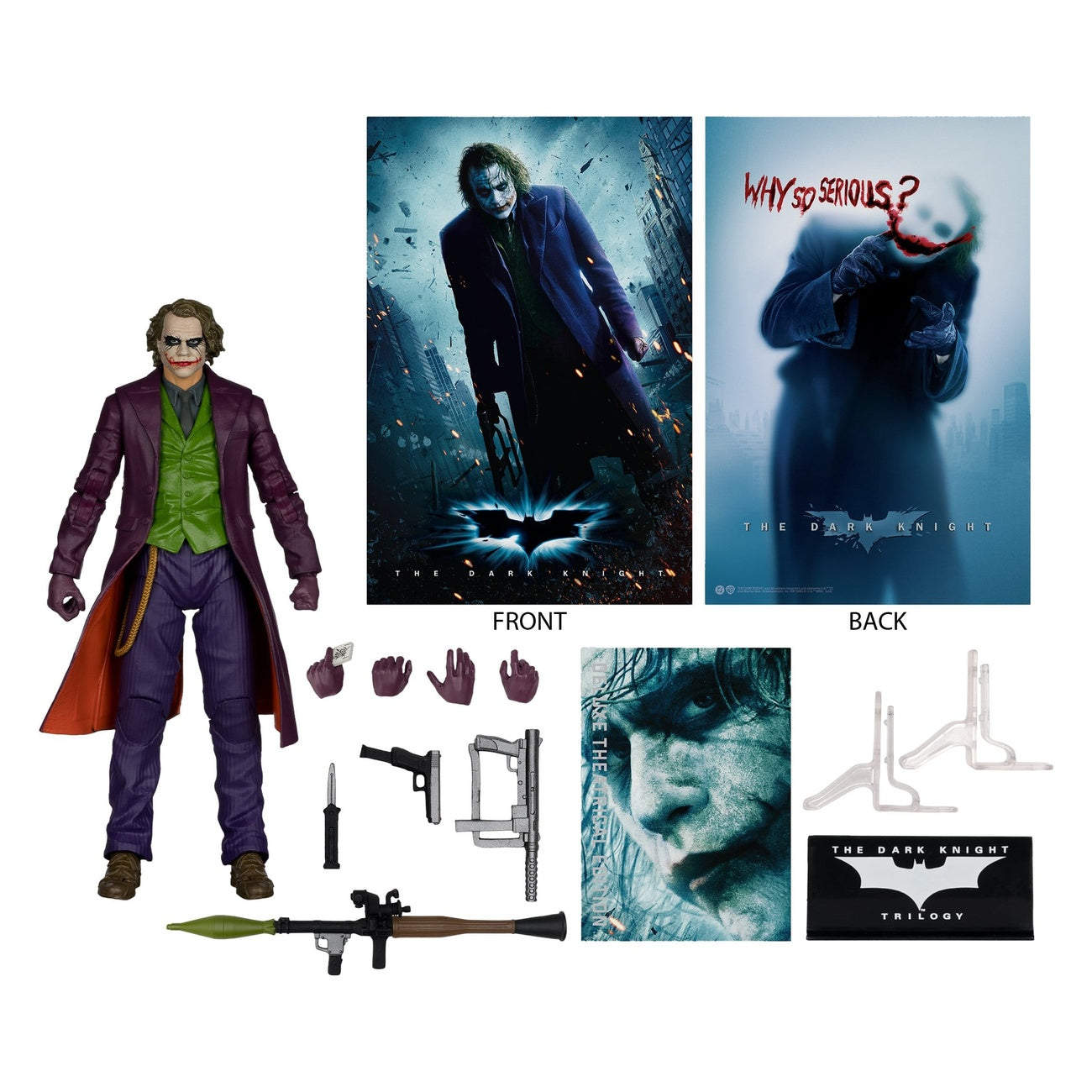 Image produit The Dark Knight DC Multiverse Deluxe Theatrical Edition Figurine articulée Joker 18 cm