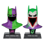 Image produit Batman DC Direct Mini-Réplique 1/3 Pack de 2 Masques de Batman Hush & Knightfall (Jokerized) (Gold Label) 18 cm