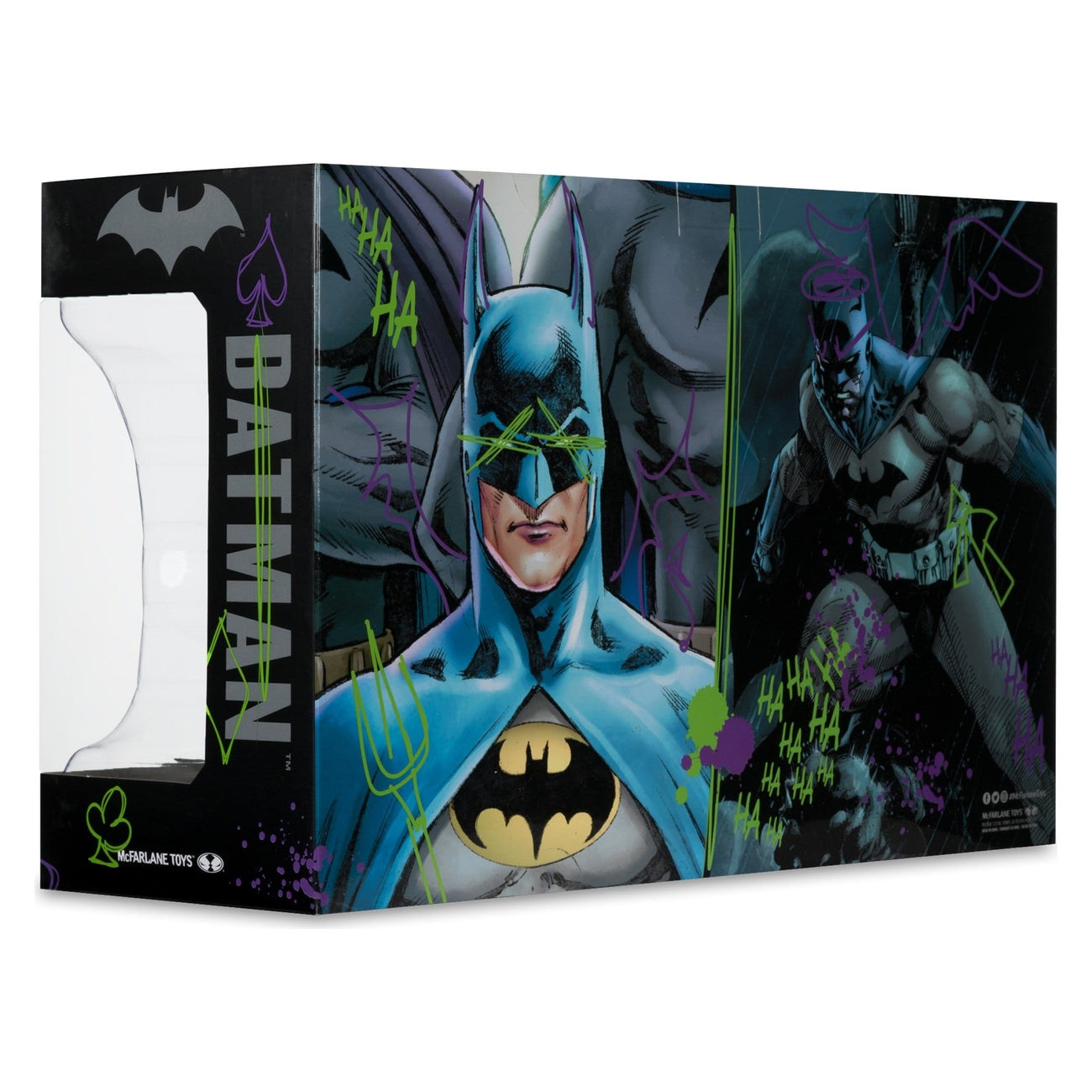 Image produit Batman DC Direct Mini-Réplique 1/3 Pack de 2 Masques de Batman Hush & Knightfall (Jokerized) (Gold Label) 18 cm