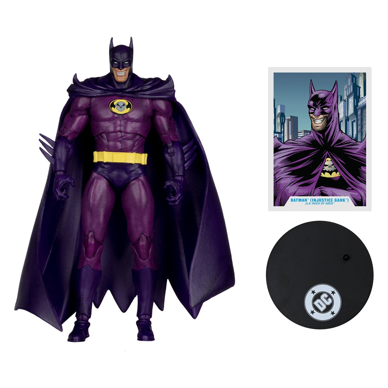 Image produit DC Multiverse Figurine articulée Batman (Injustice Gang) (JLA : Rock of Ages) (Red Platinum Edition) 18 cm