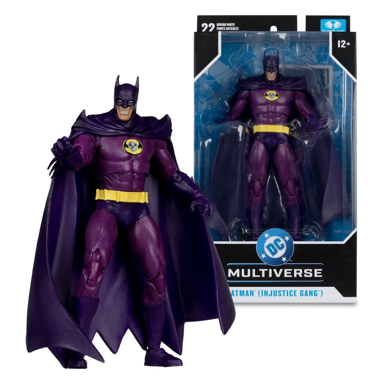 Image produit DC Multiverse Figurine articulée Batman (Injustice Gang) (JLA : Rock of Ages) (Red Platinum Edition) 18 cm