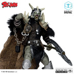Image produit Figurine articulée Spawn Bloodaxe avec cheval (Spawn: The Dark Ages) (McFarlane Toys 30th Anniversary) (Gold Label) 18 cm