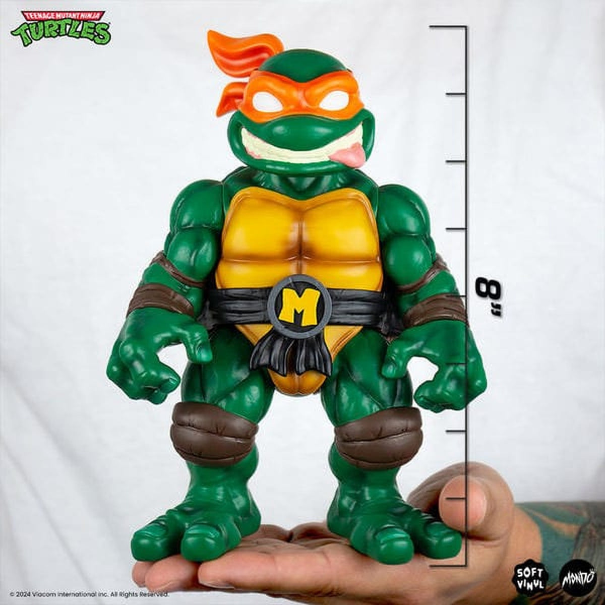 Image produit Teenage Mutant Ninja Turtles figurine en vinyle souple Michelangelo 20 cm
