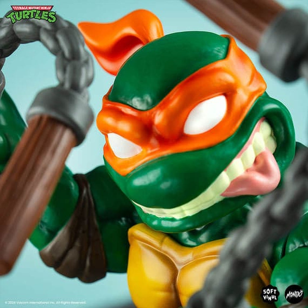Image produit Teenage Mutant Ninja Turtles figurine en vinyle souple Michelangelo 20 cm