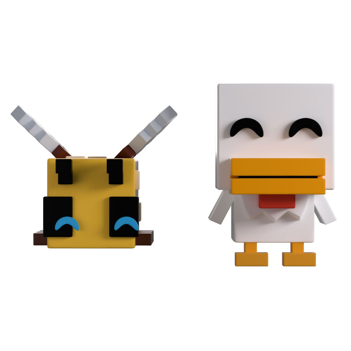 Image produit Minecraft figurines en vinyle Bee and Chicken Monitor Buddiez