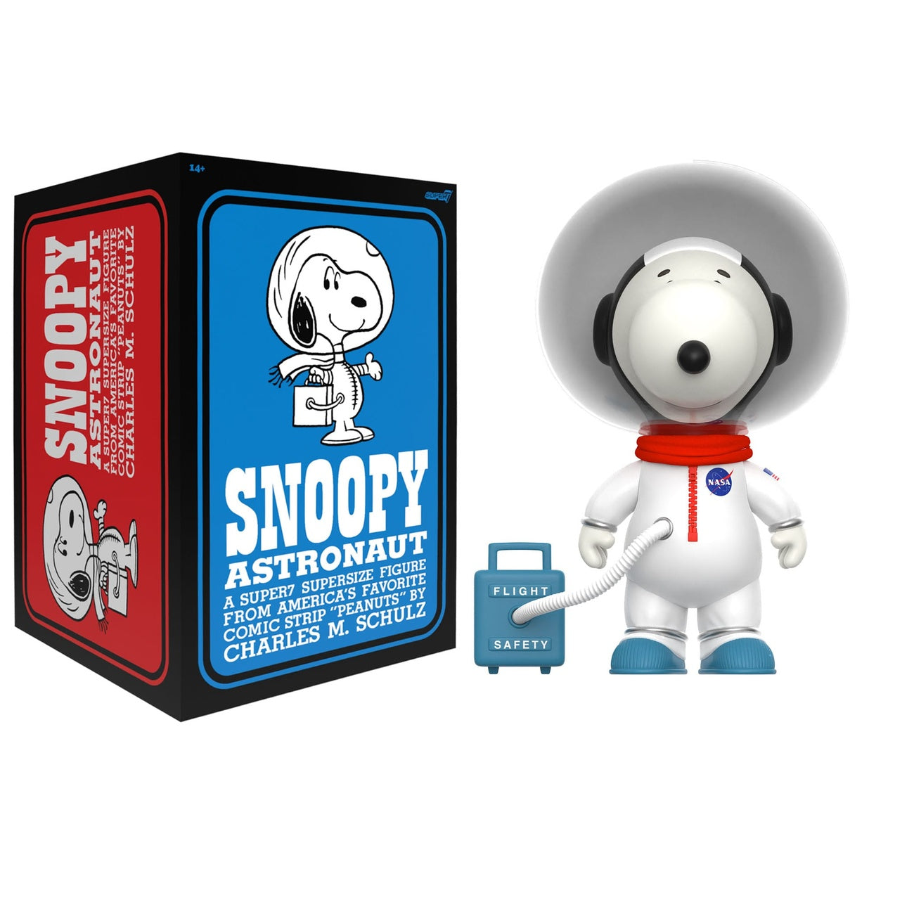 Image produit Peanuts Figurine d’action Vinyle Supersize Snoopy Combinaison Spatiale Blanche 30 cm