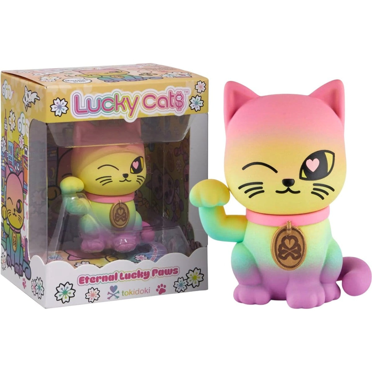 Image produit Lucky Cats Window Box figurine Eternal Lucky Paws 6 cm