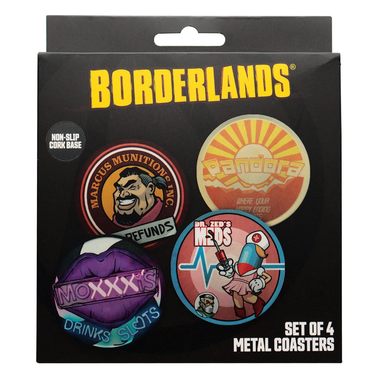 Image produit Borderlands – Set de 4 sous-verres