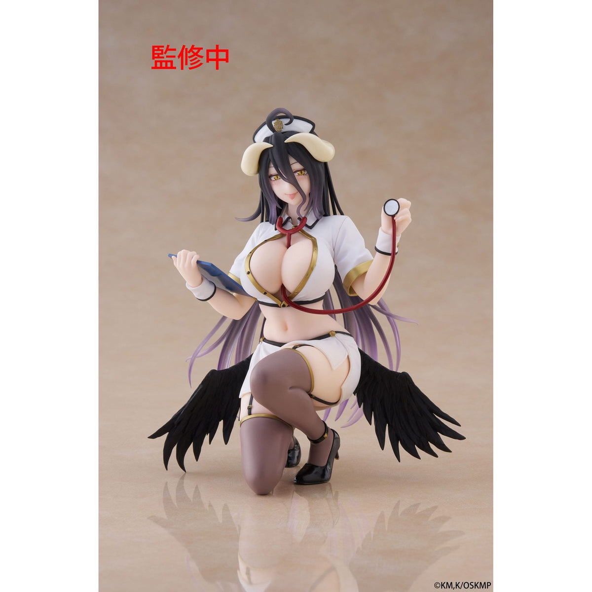 Image produit Overlord Statue PVC Desktop Cute Figure Albedo Nurse Ver. Renewal 13 cm