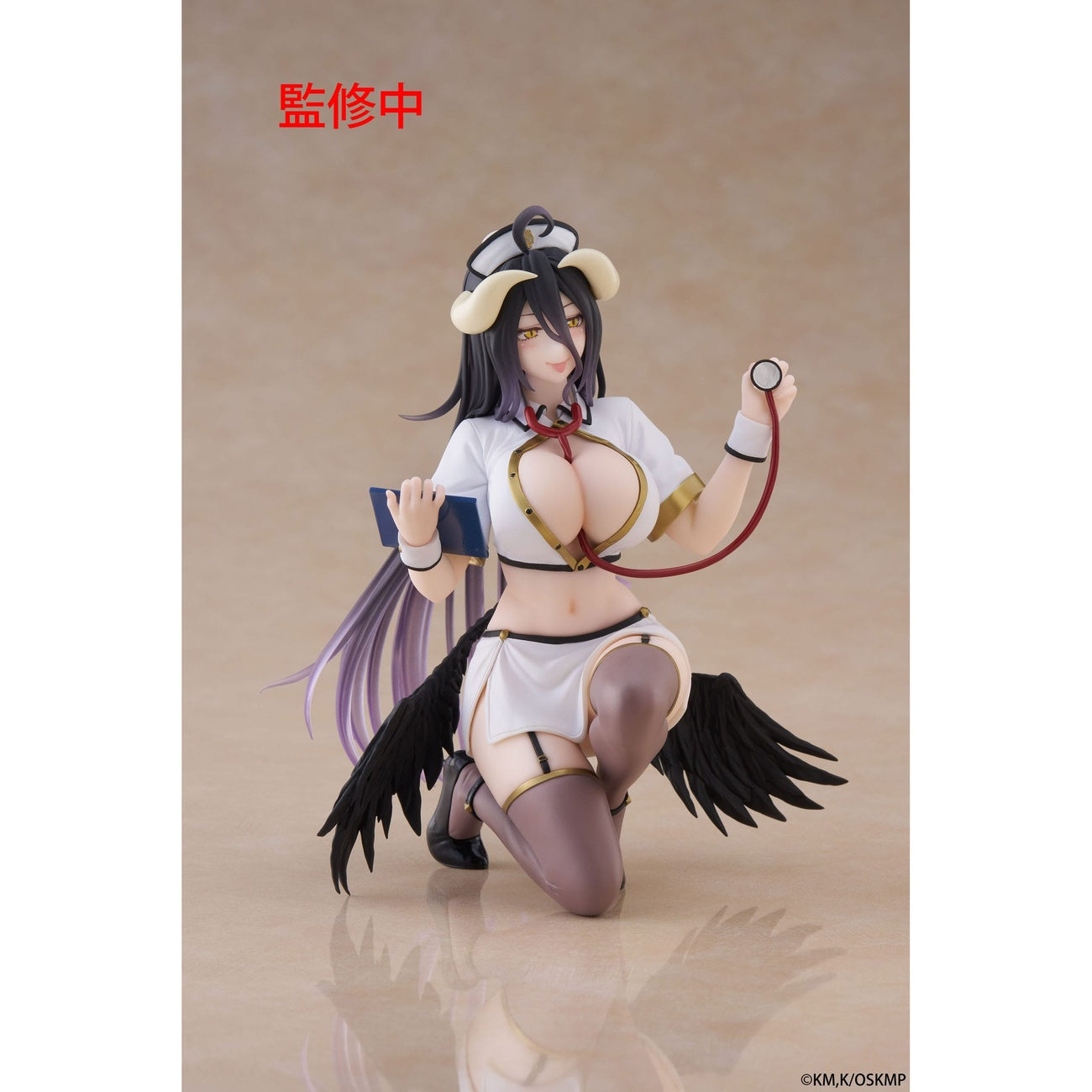 Image produit Overlord Statue PVC Desktop Cute Figure Albedo Nurse Ver. Renewal 13 cm