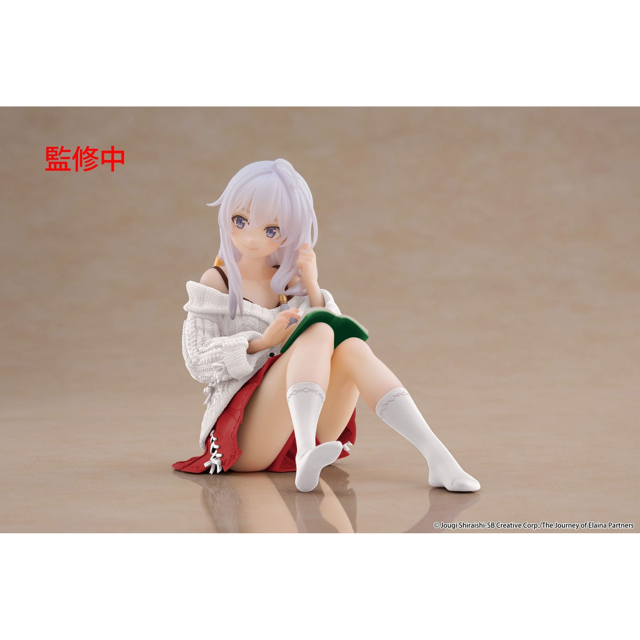 Image produit Wandering Witch: The Journey of Elaina Statue PVC Desktop Cute Figure Elaina Casual Clothes Ver. Renewal 13 cm