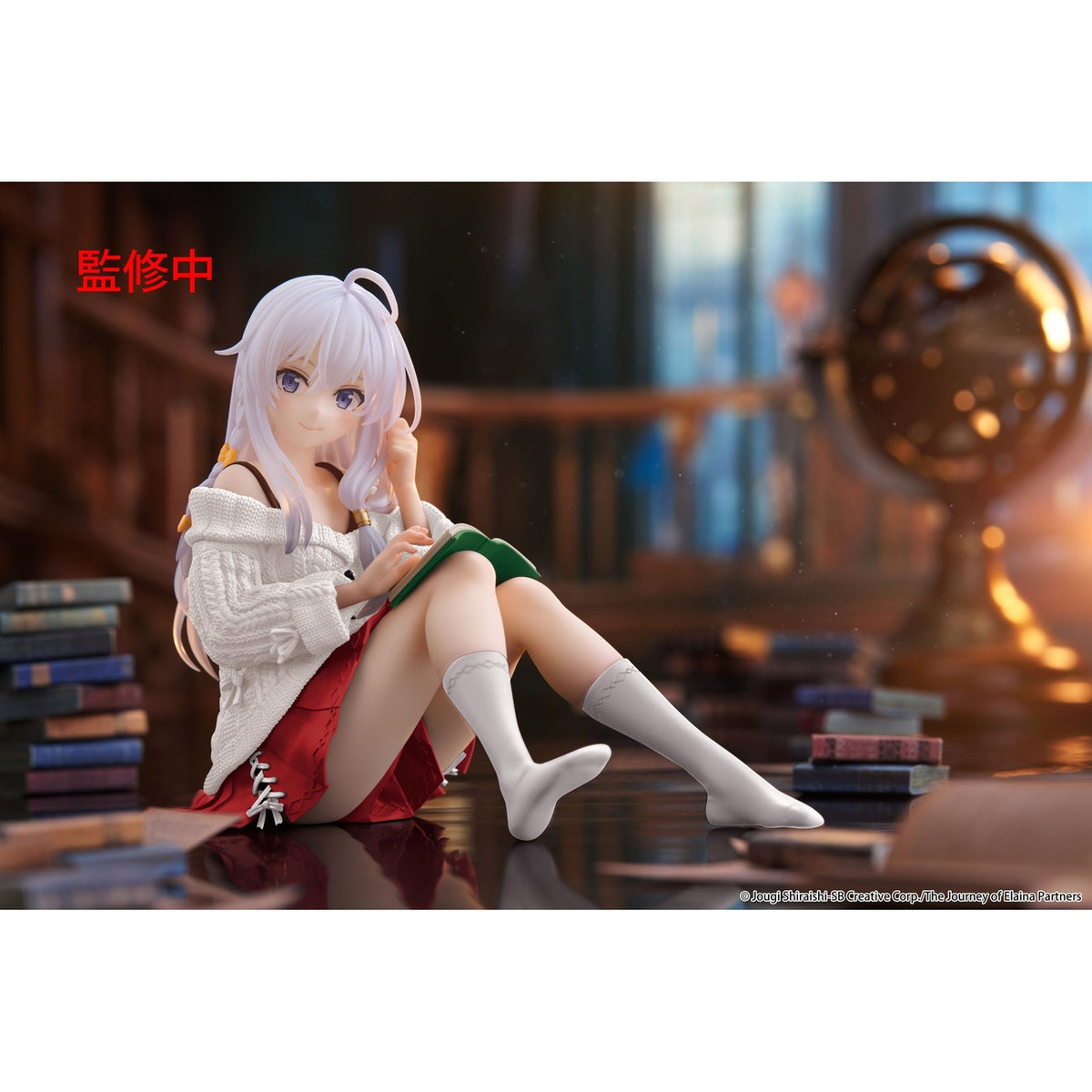 Image produit Wandering Witch: The Journey of Elaina Statue PVC Desktop Cute Figure Elaina Casual Clothes Ver. Renewal 13 cm