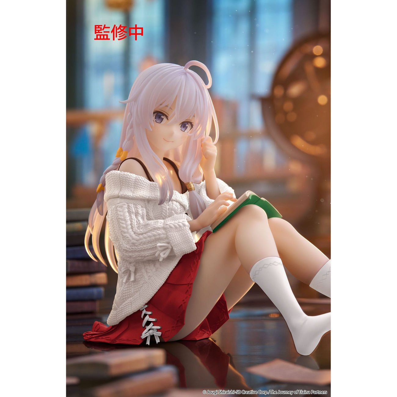 Image produit Wandering Witch: The Journey of Elaina Statue PVC Desktop Cute Figure Elaina Casual Clothes Ver. Renewal 13 cm