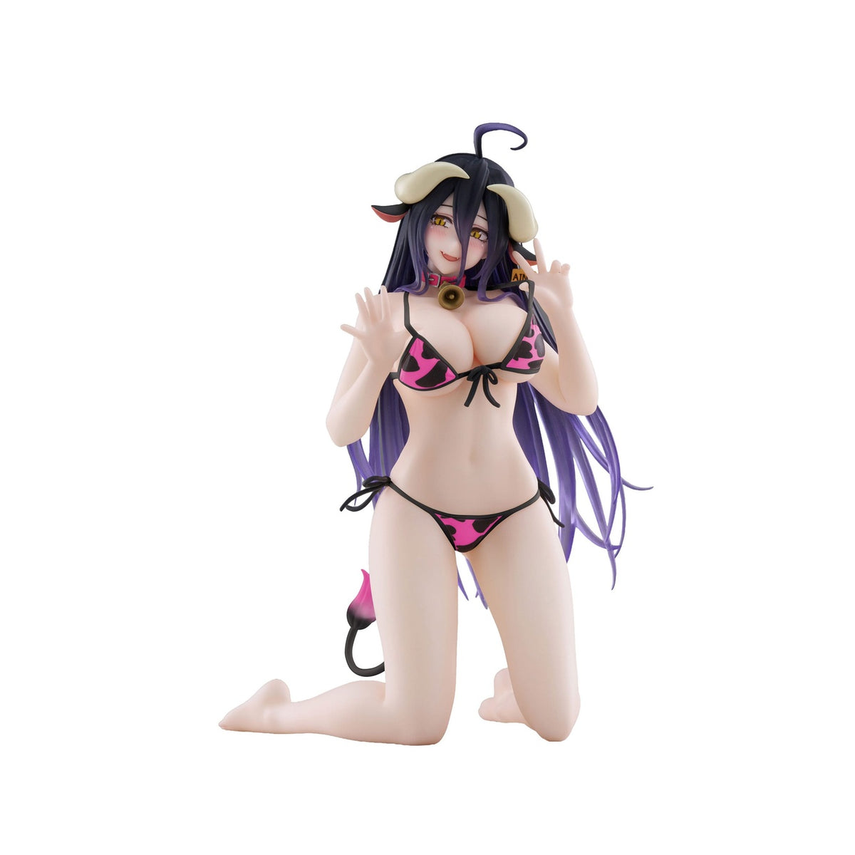 Image produit Overlord Statue PVC Desktop Cute Figure Albedo Cow-Print Swimsuit Ver. Renewal 13 cm
