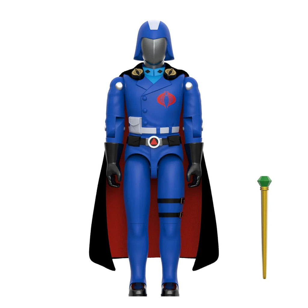 Image produit GI Joe figurine ReAction+ Wave 06 Cobra Commander (Movie, Black Cape) 10 cm