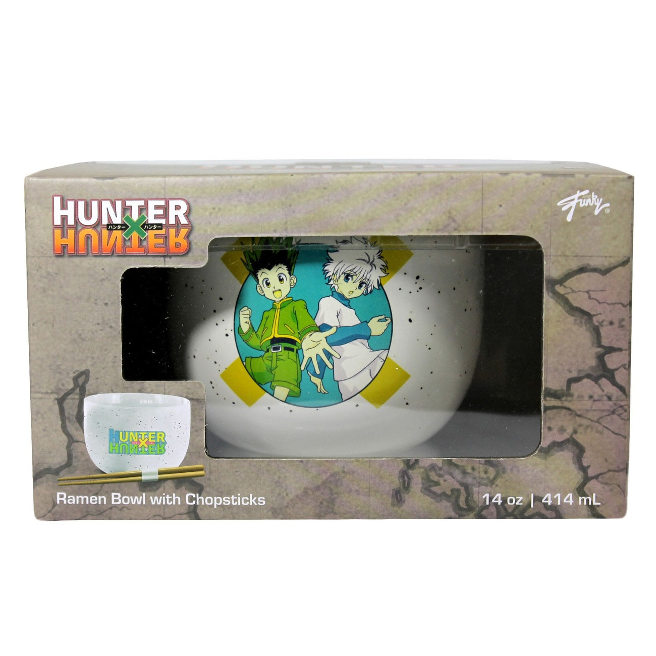 Image produit Bol à ramen Hunter x Hunter avec baguettes 414 ml