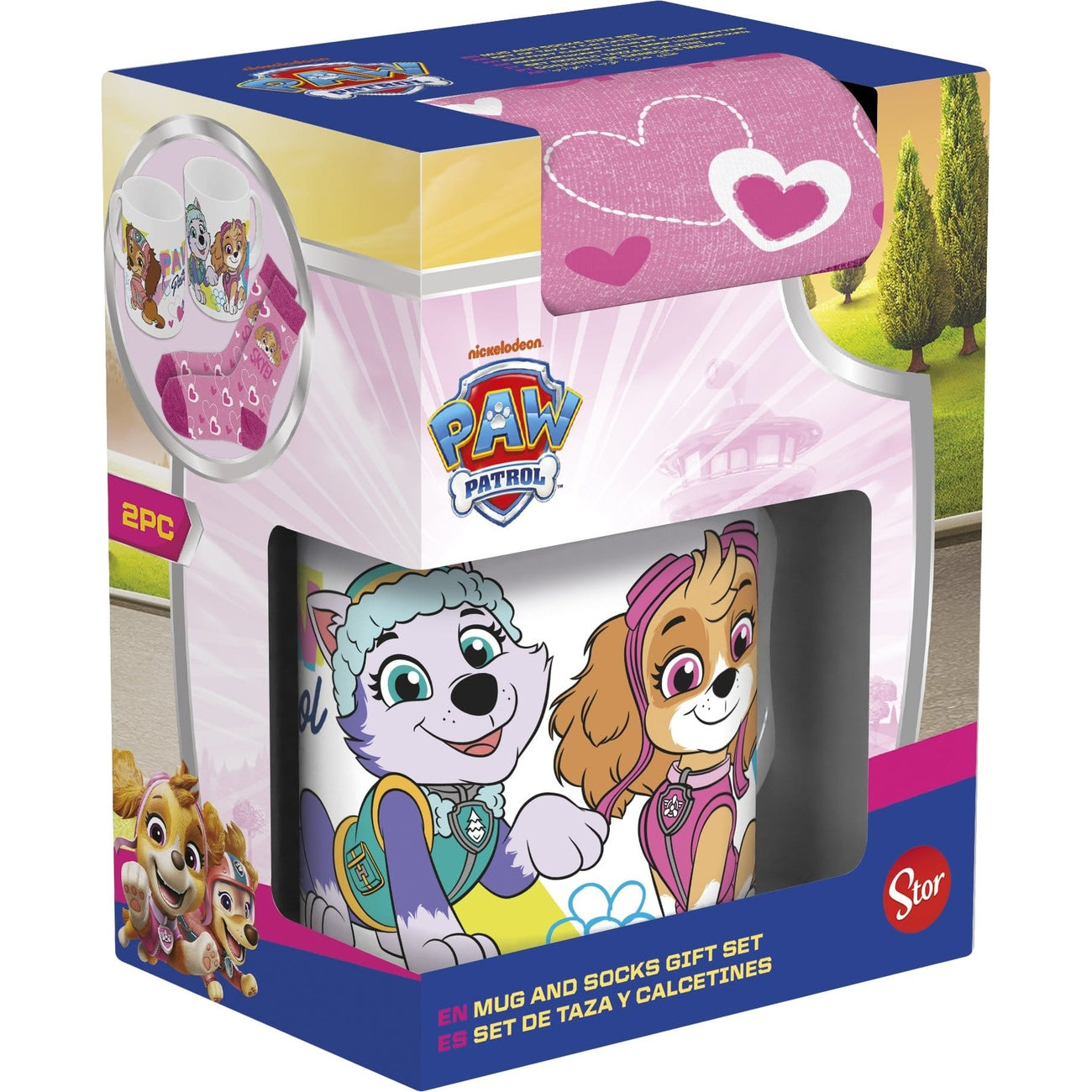 Image produit Paw Patrol Coffret Mug & Chaussettes Girl Go Skye