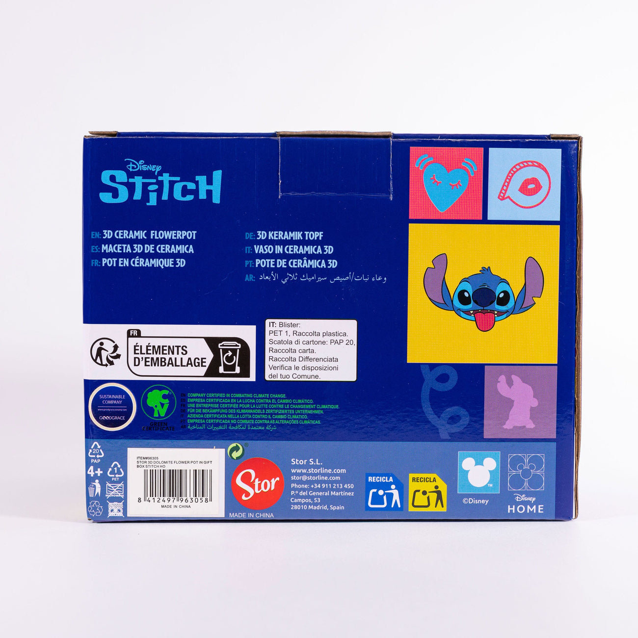 Image produit Lilo & Stitch Vase à fleurs 3D Stitch