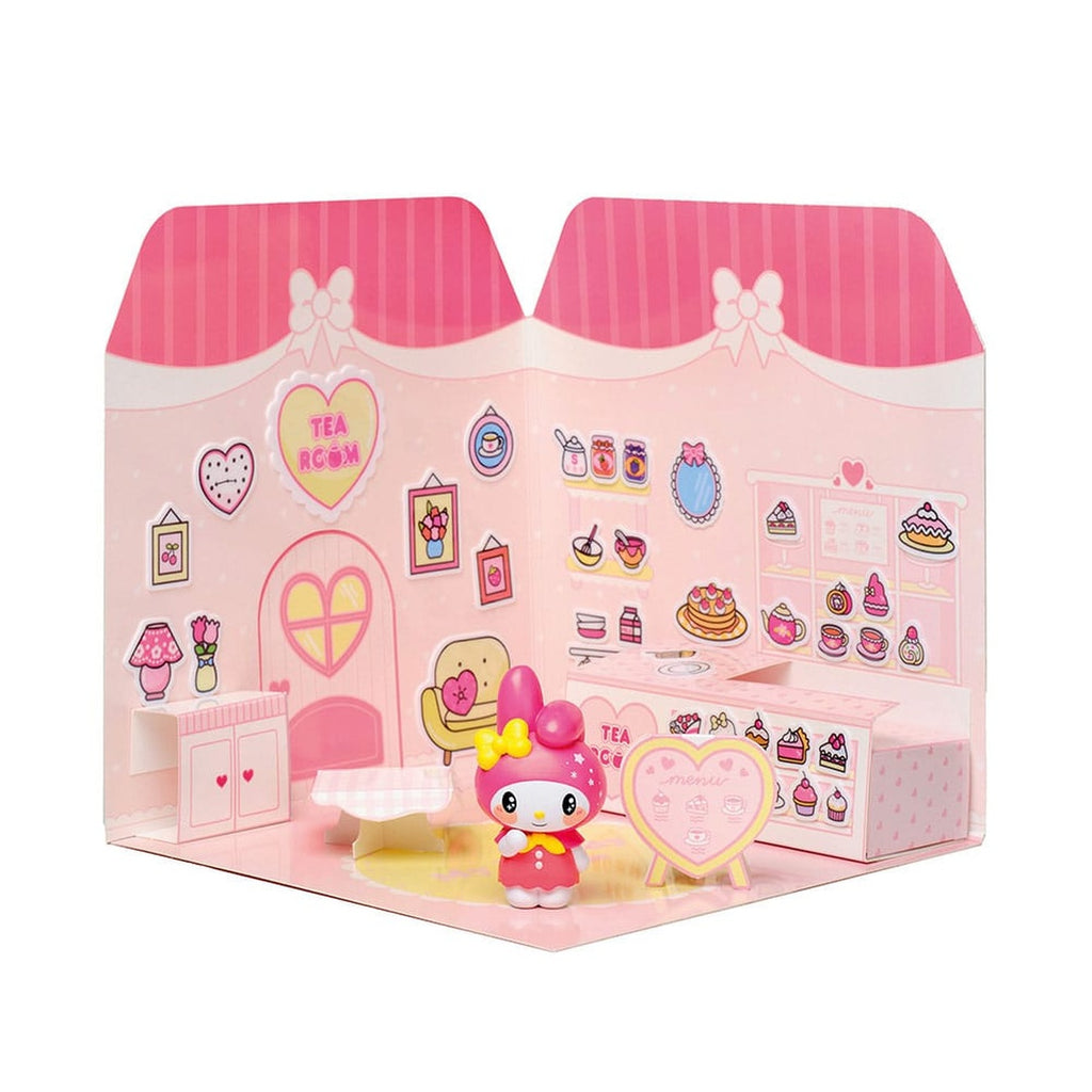 Product image Hello Kitty and Friends Mini Figure Sticker House My Melody Tea Room