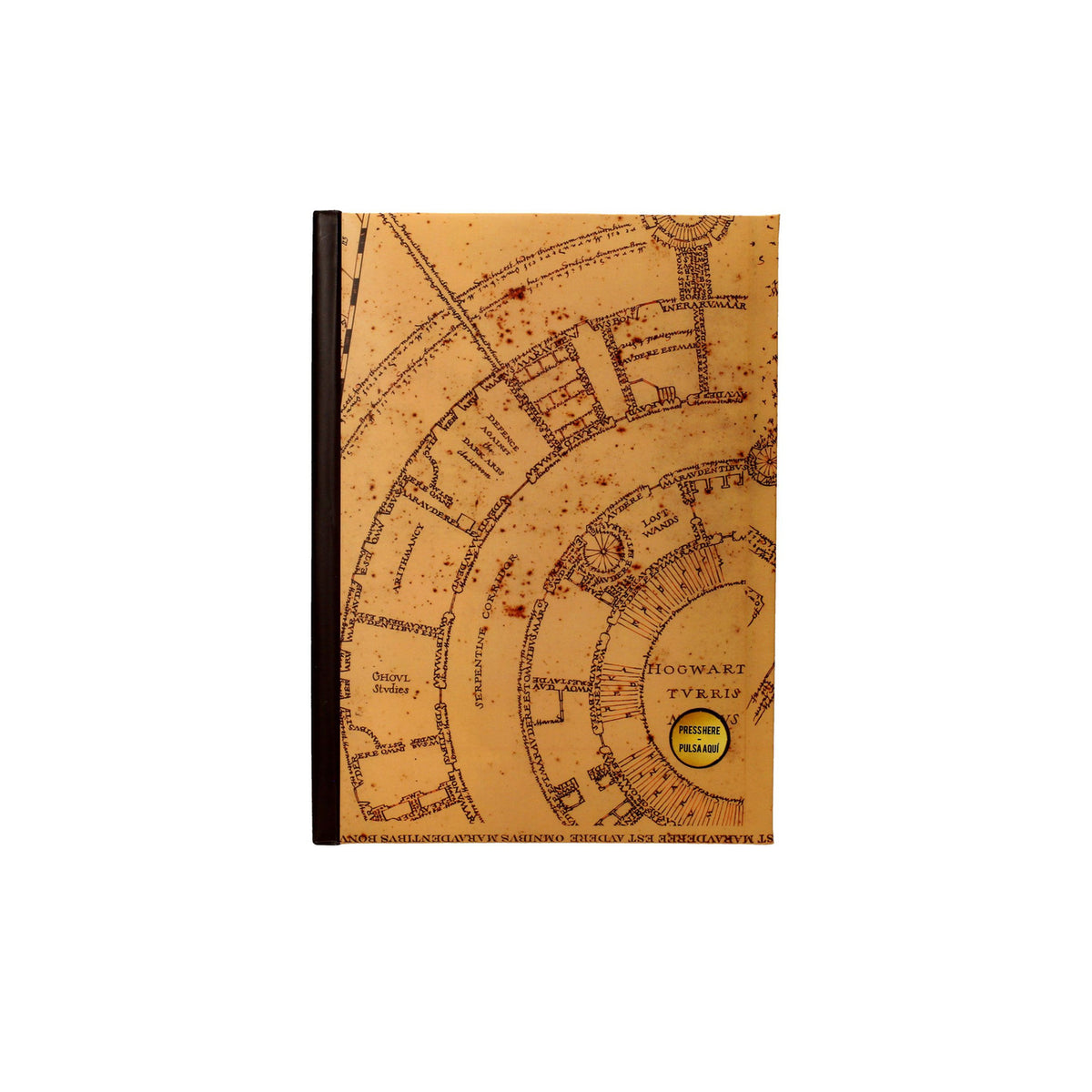 Image produit Harry Potter Carnet avec carte du Maraudeur lumineuse