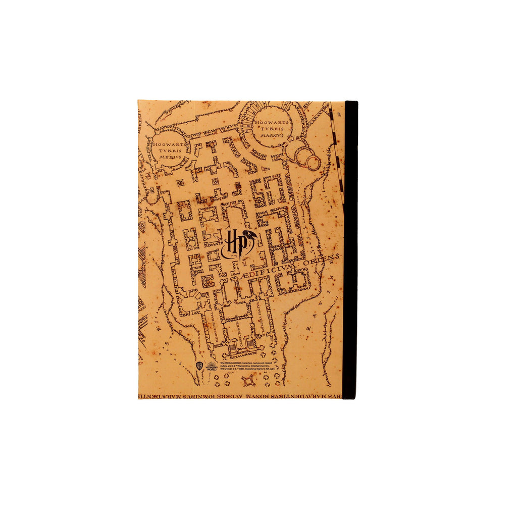 Image produit Harry Potter Carnet avec carte du Maraudeur lumineuse