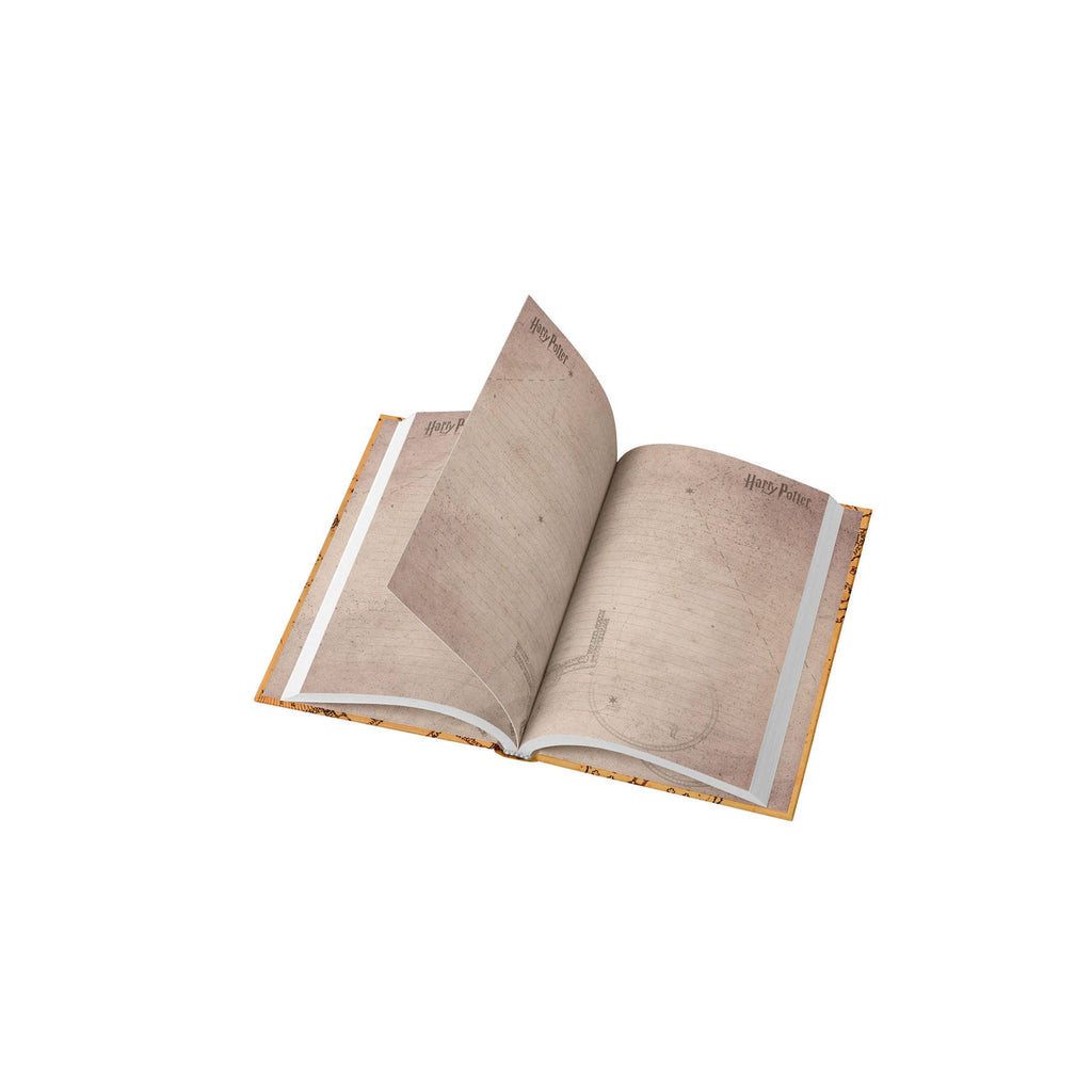 Image produit Harry Potter Carnet avec carte du Maraudeur lumineuse