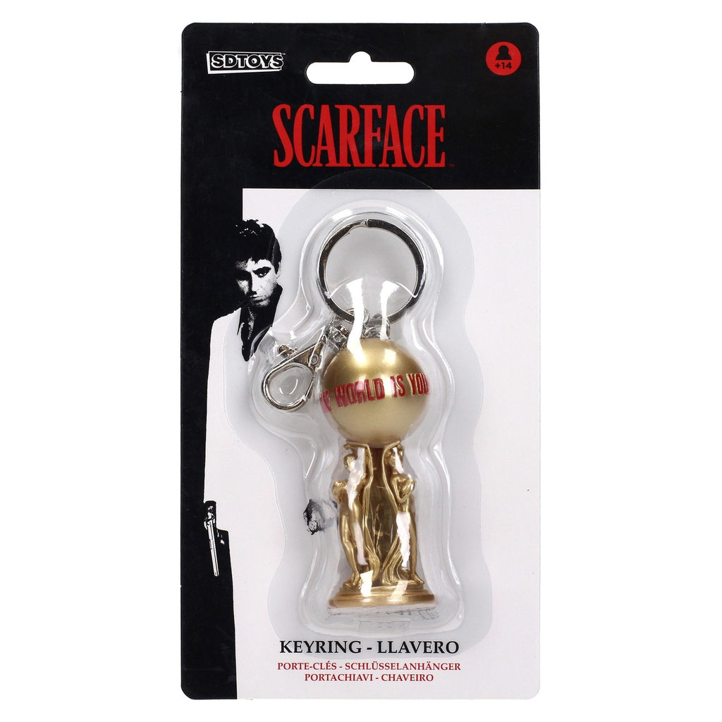 Image produit Porte-clés Scarface The World is Yours 2 cm